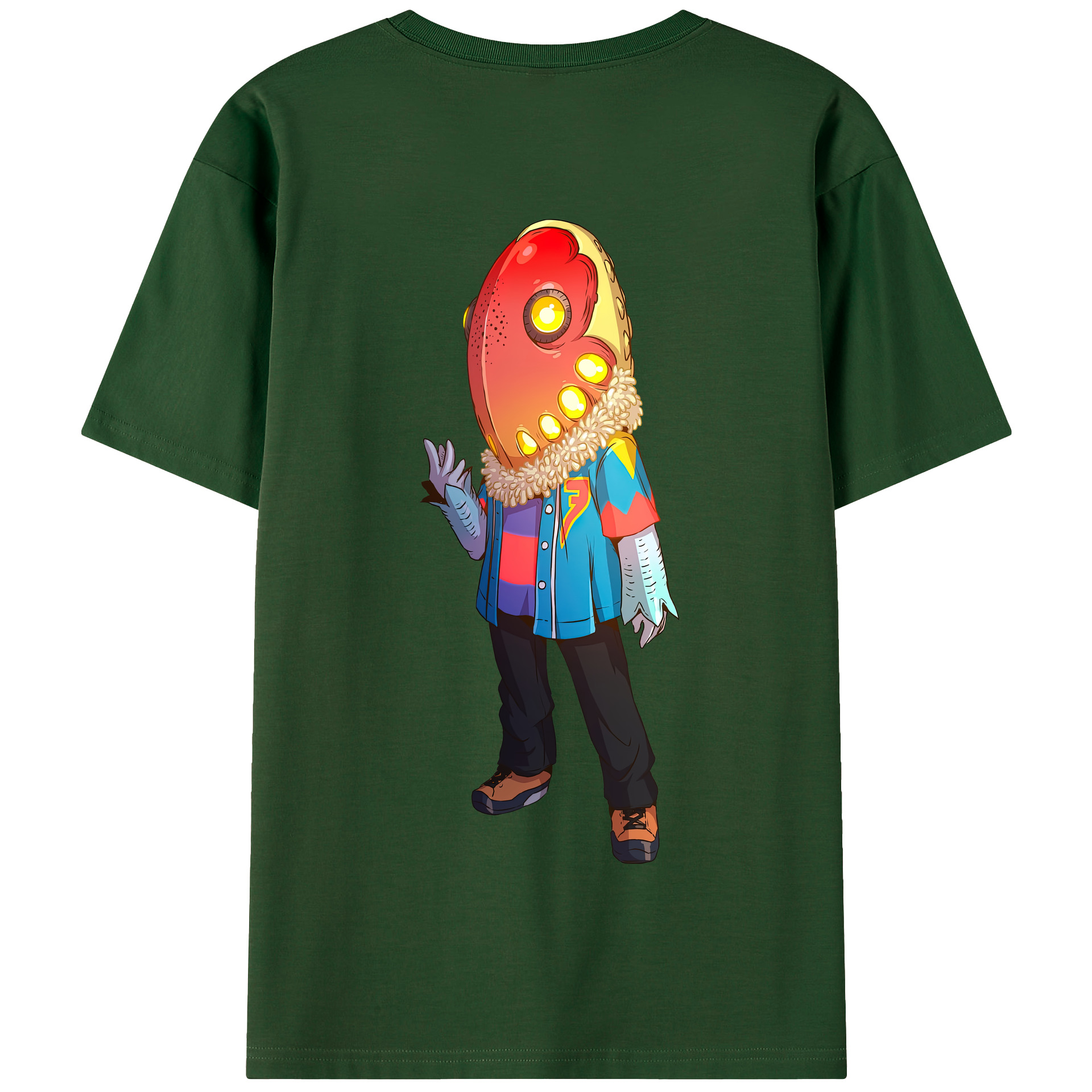 （画像用） ウルトラマン Ultraman 綿100％半袖Tシャツ（背面プリント）